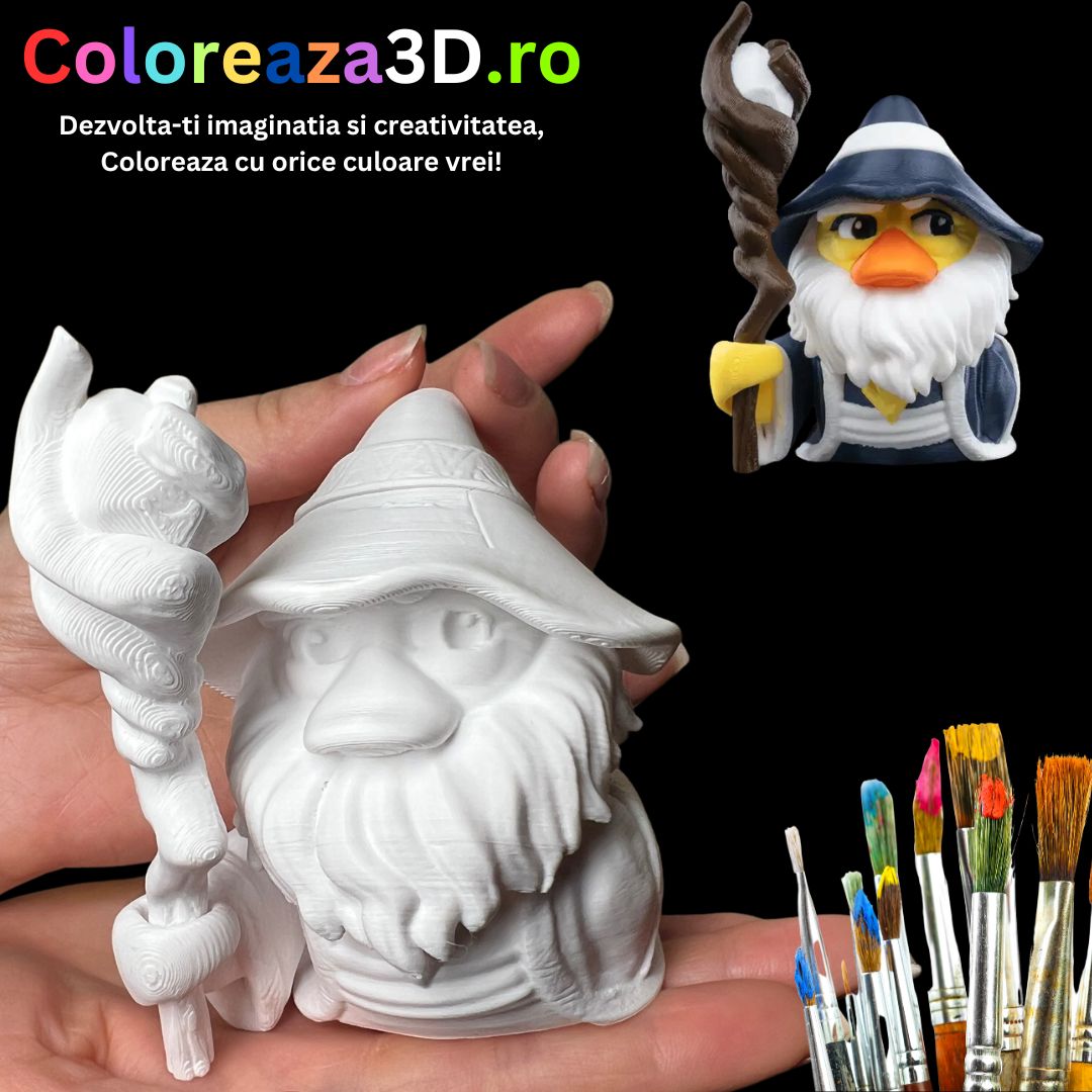 Coloreaza Rățoiul Magician 3D – Jucăria Fermecată care Dezlănțuie Imaginația!